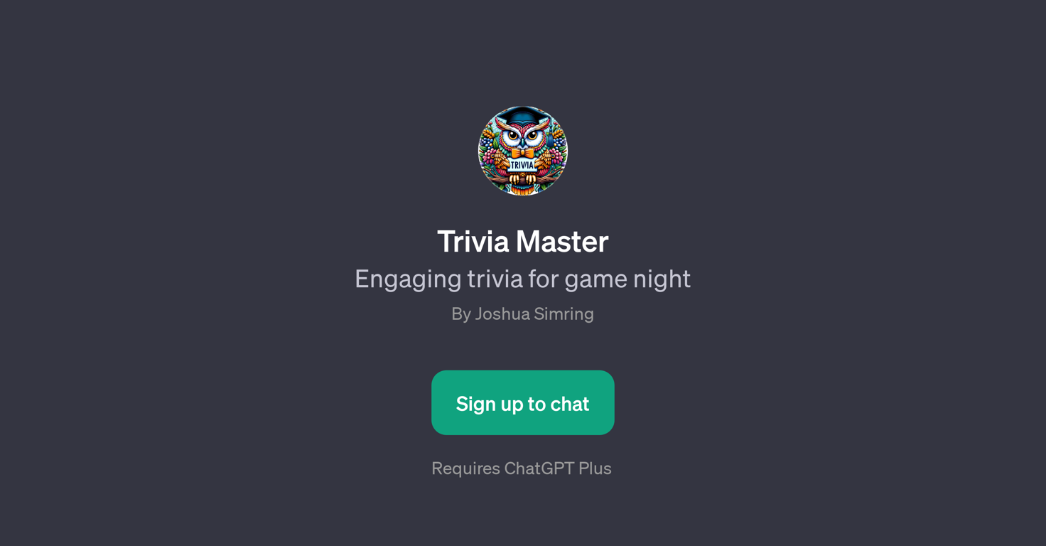 Trivia Master website