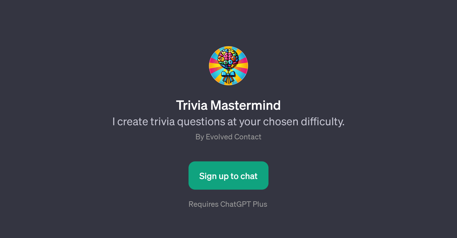 Trivia Mastermind website