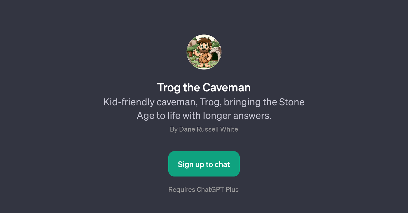 Trog the Caveman website