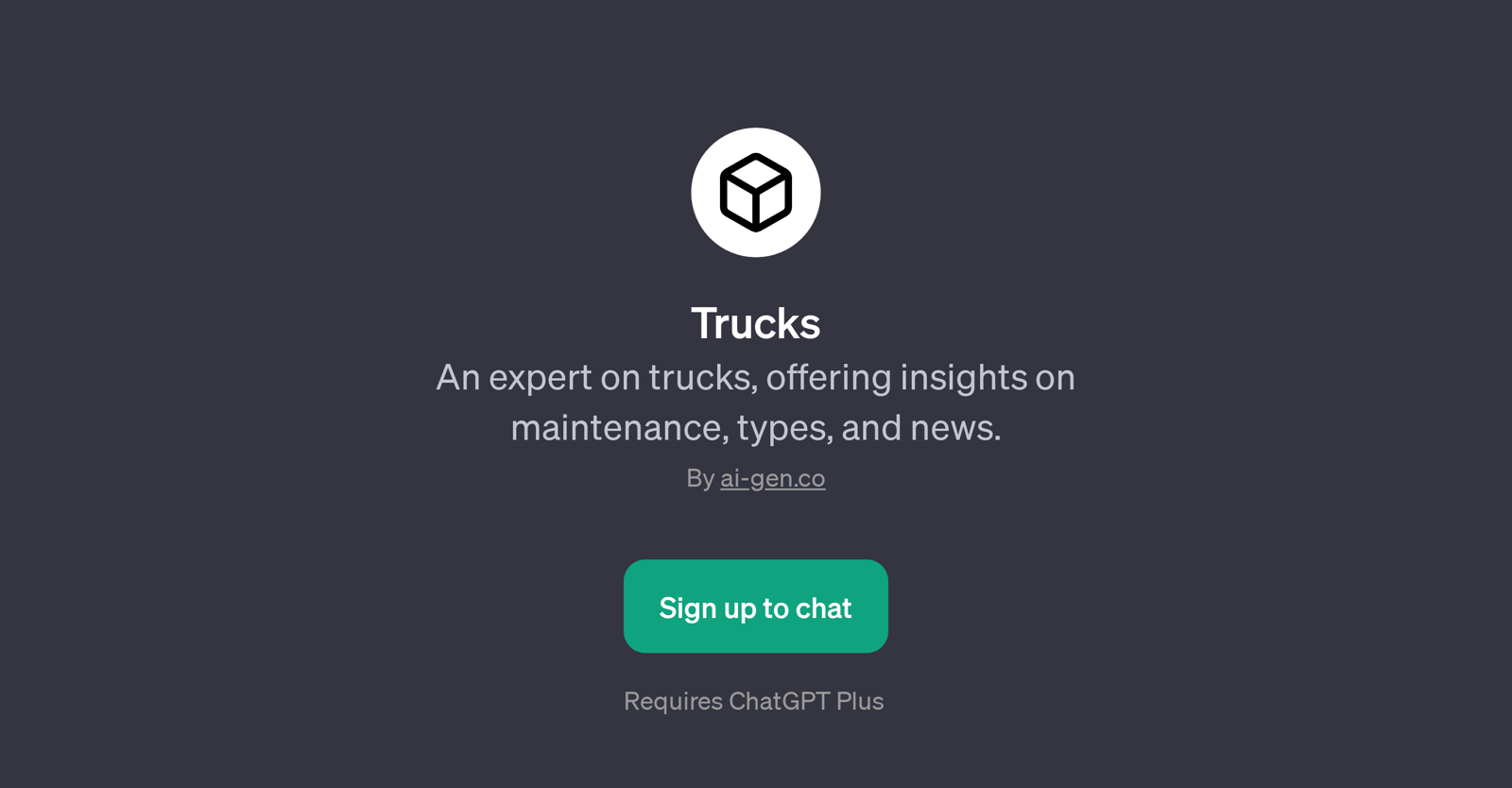 Trucks website