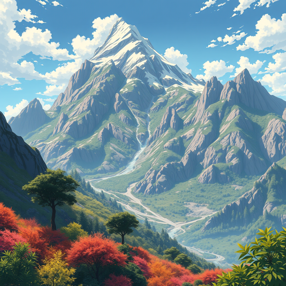 True Cel-Shaded anime scene generator website