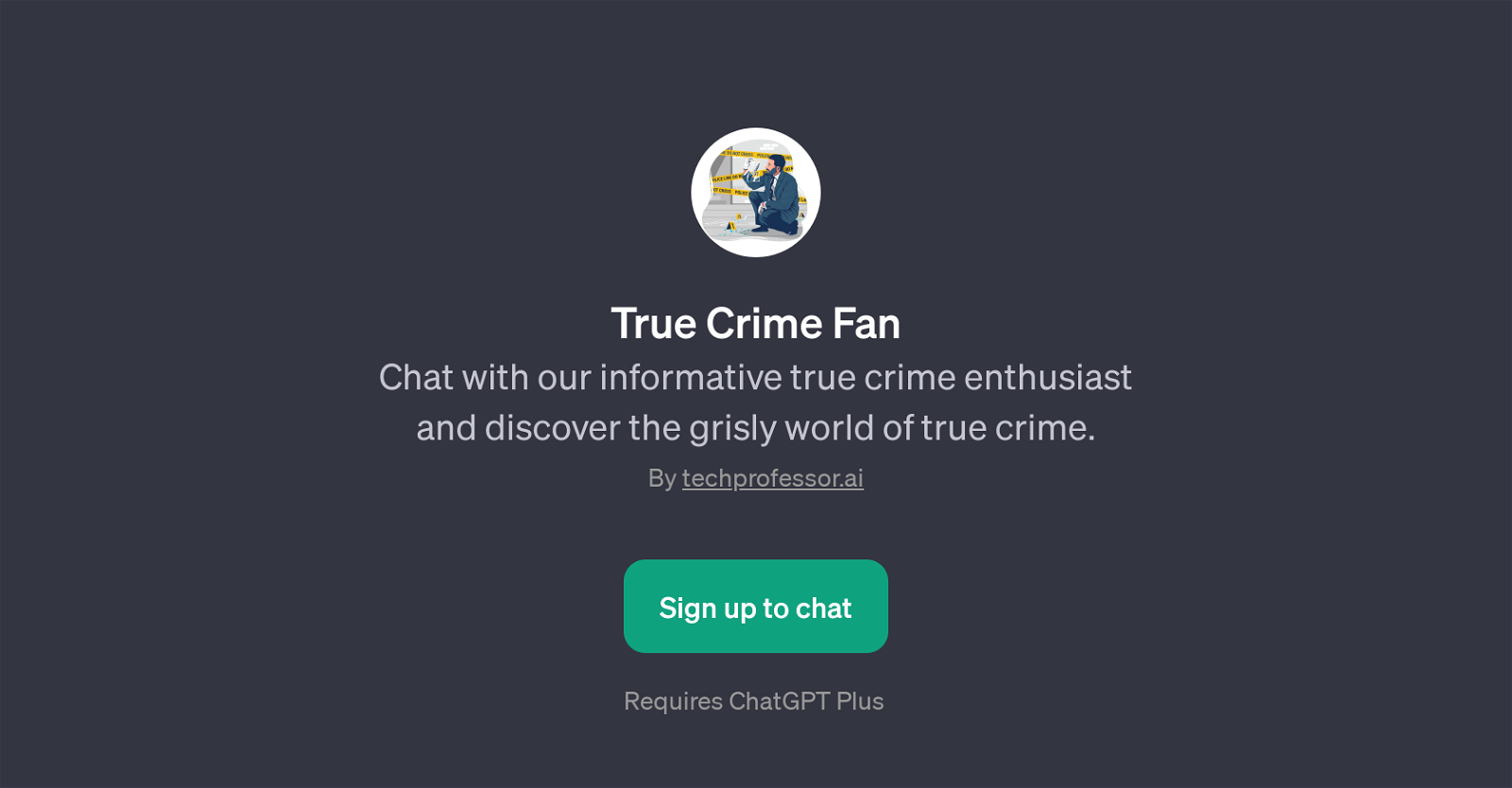 True Crime Fan website