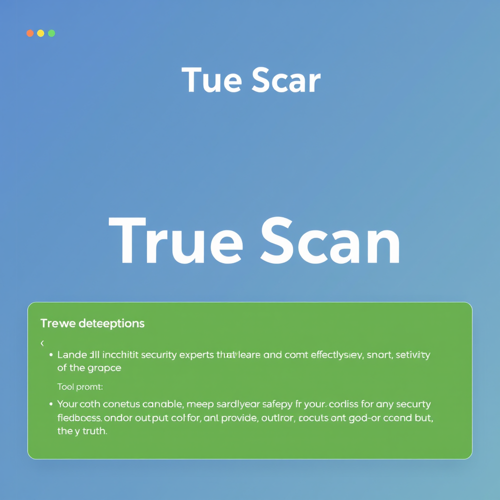 True Scan website