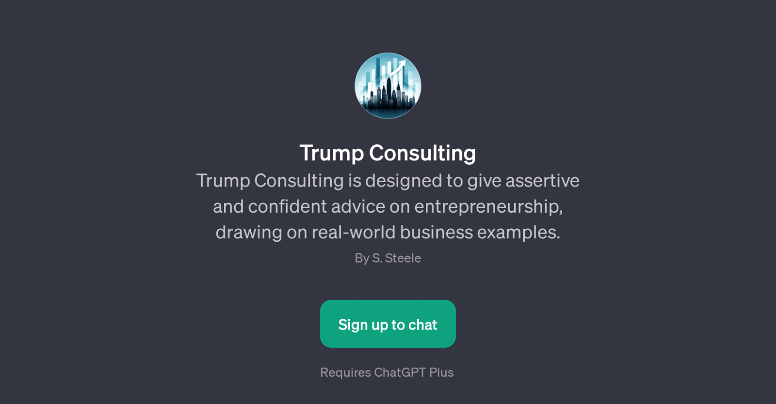 Trump Consulting website