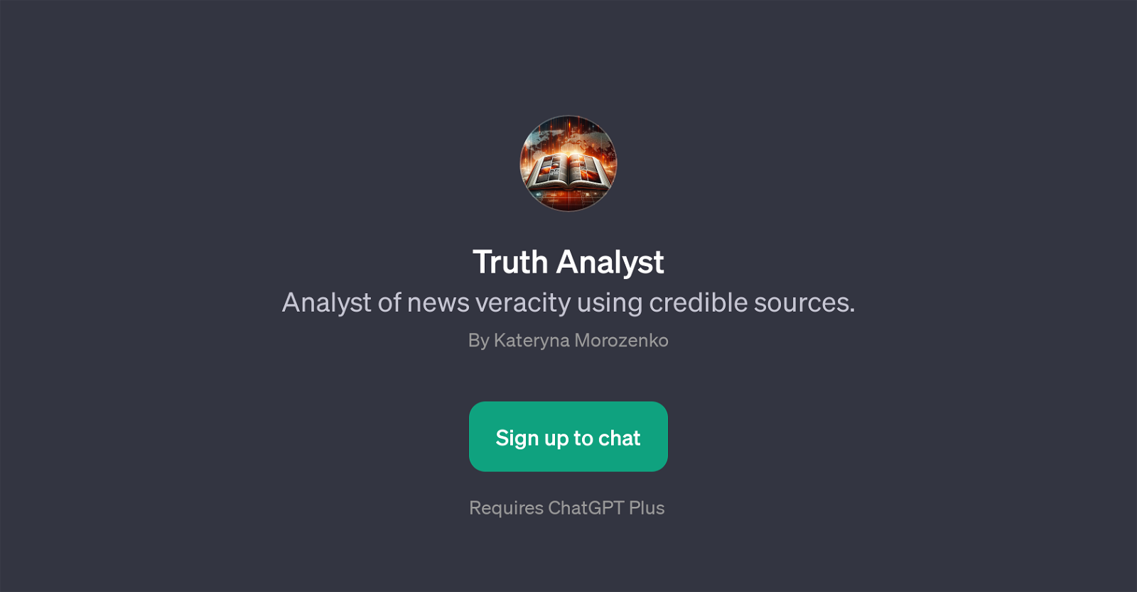 Truth Analyst website