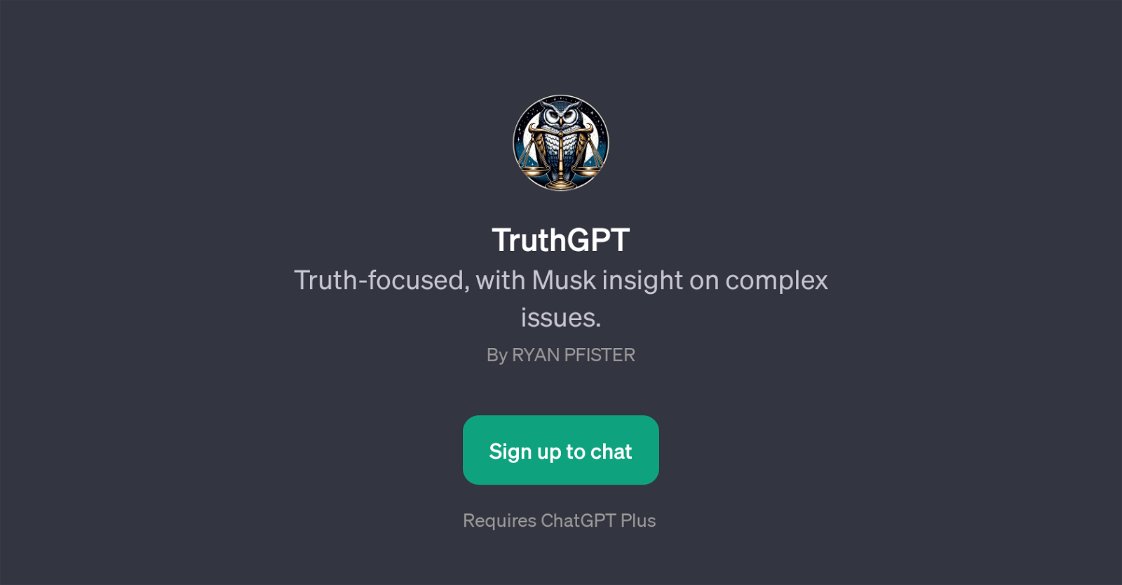 TruthGPT website
