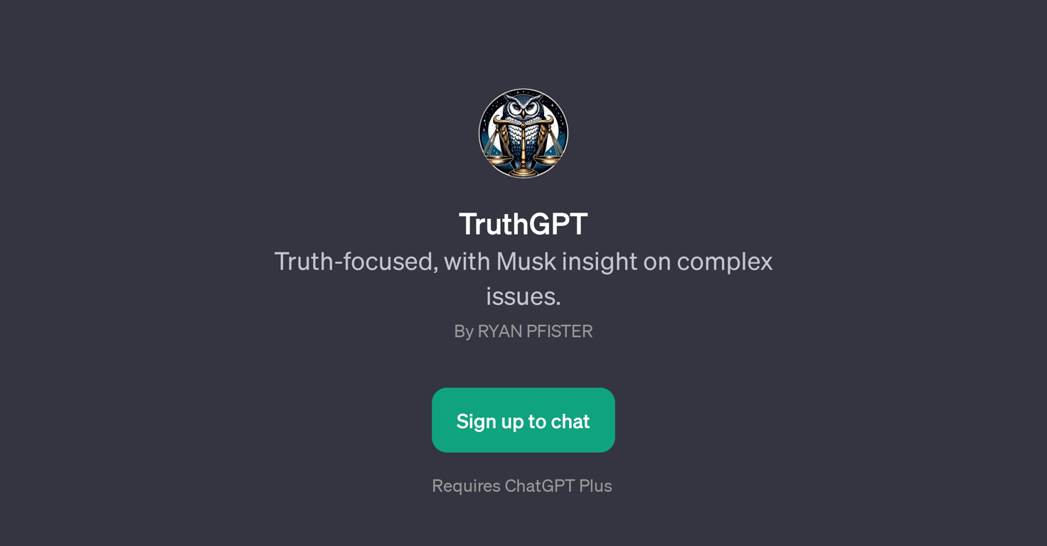 TruthGPT website