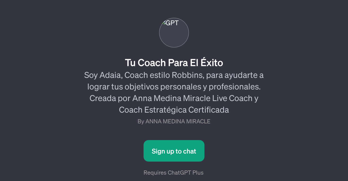 Tu Coach Para El xito website