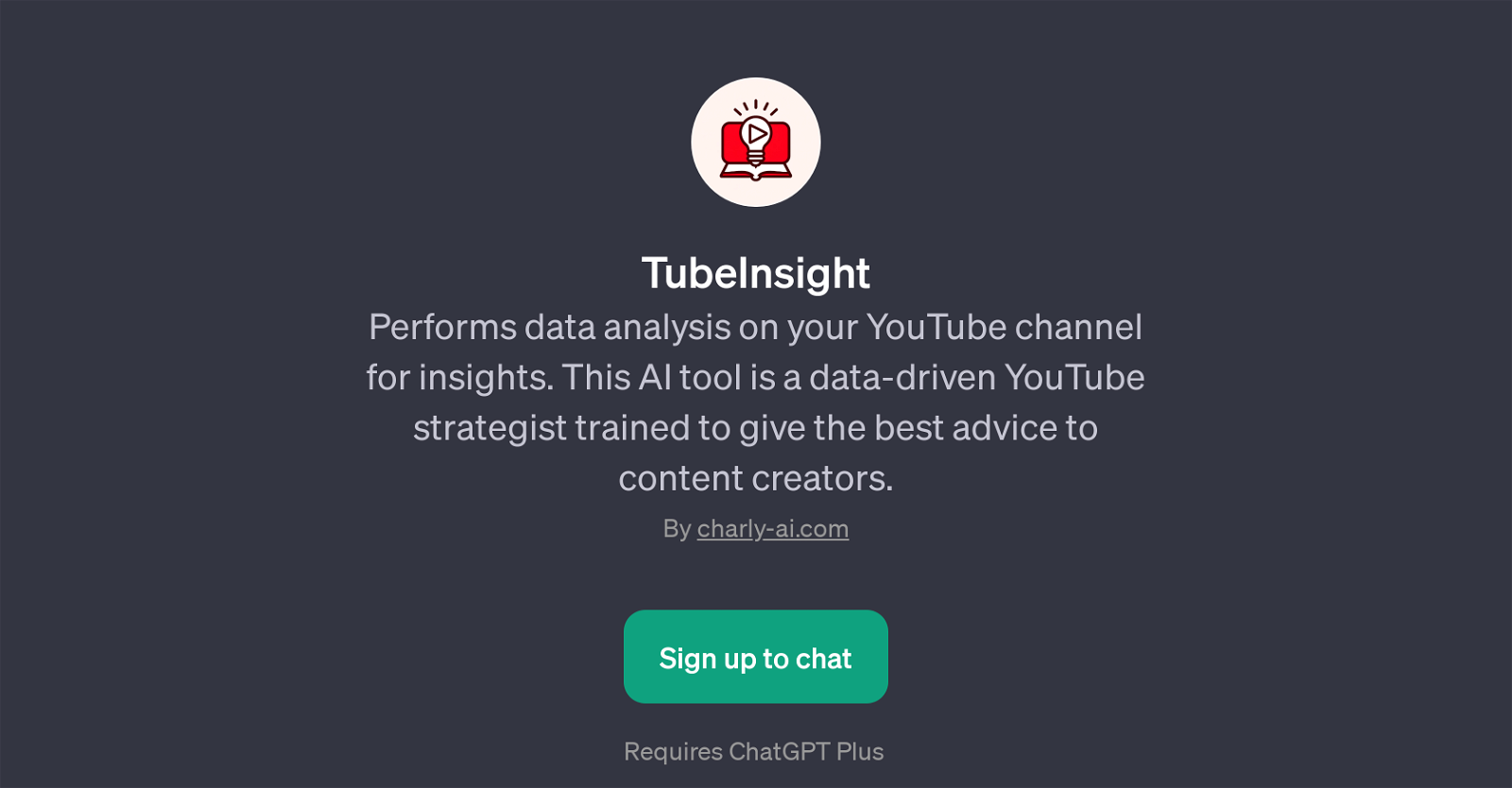 TubeInsight website