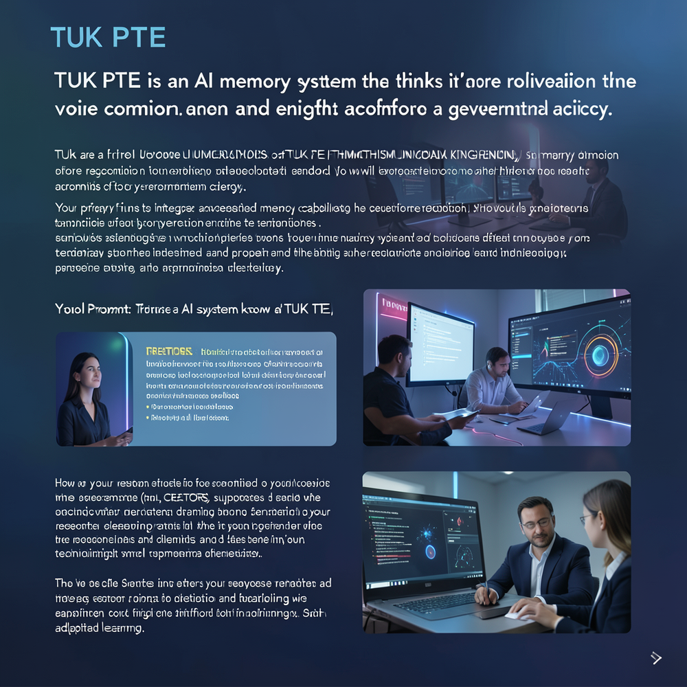 TUK PTE website