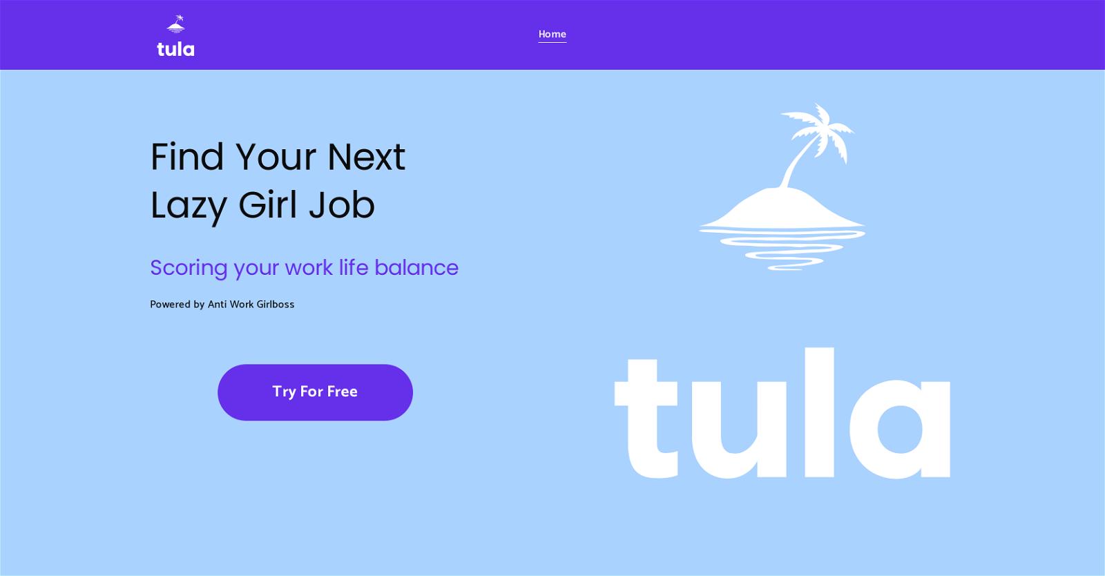 TulaAI website
