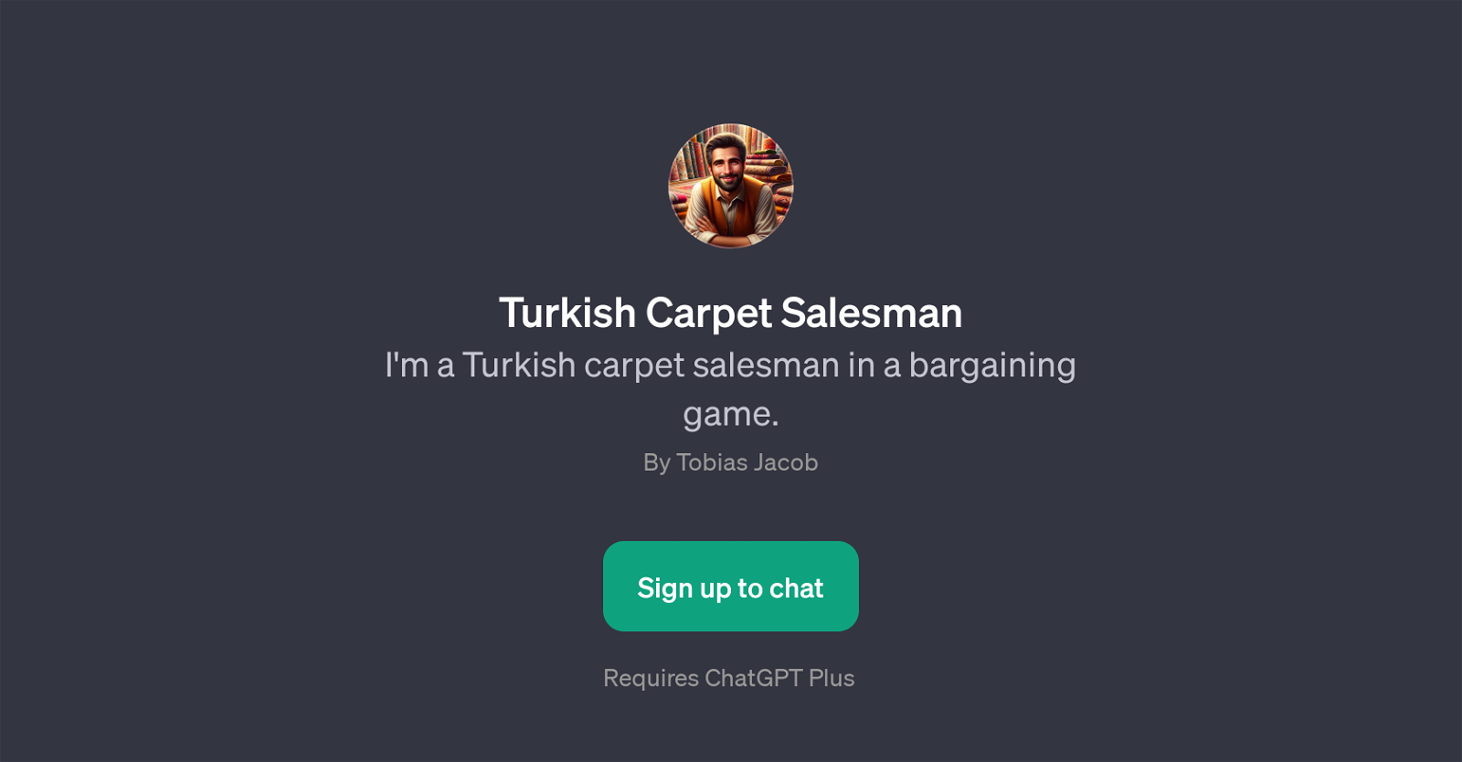 Turkish Carpet Salesman website