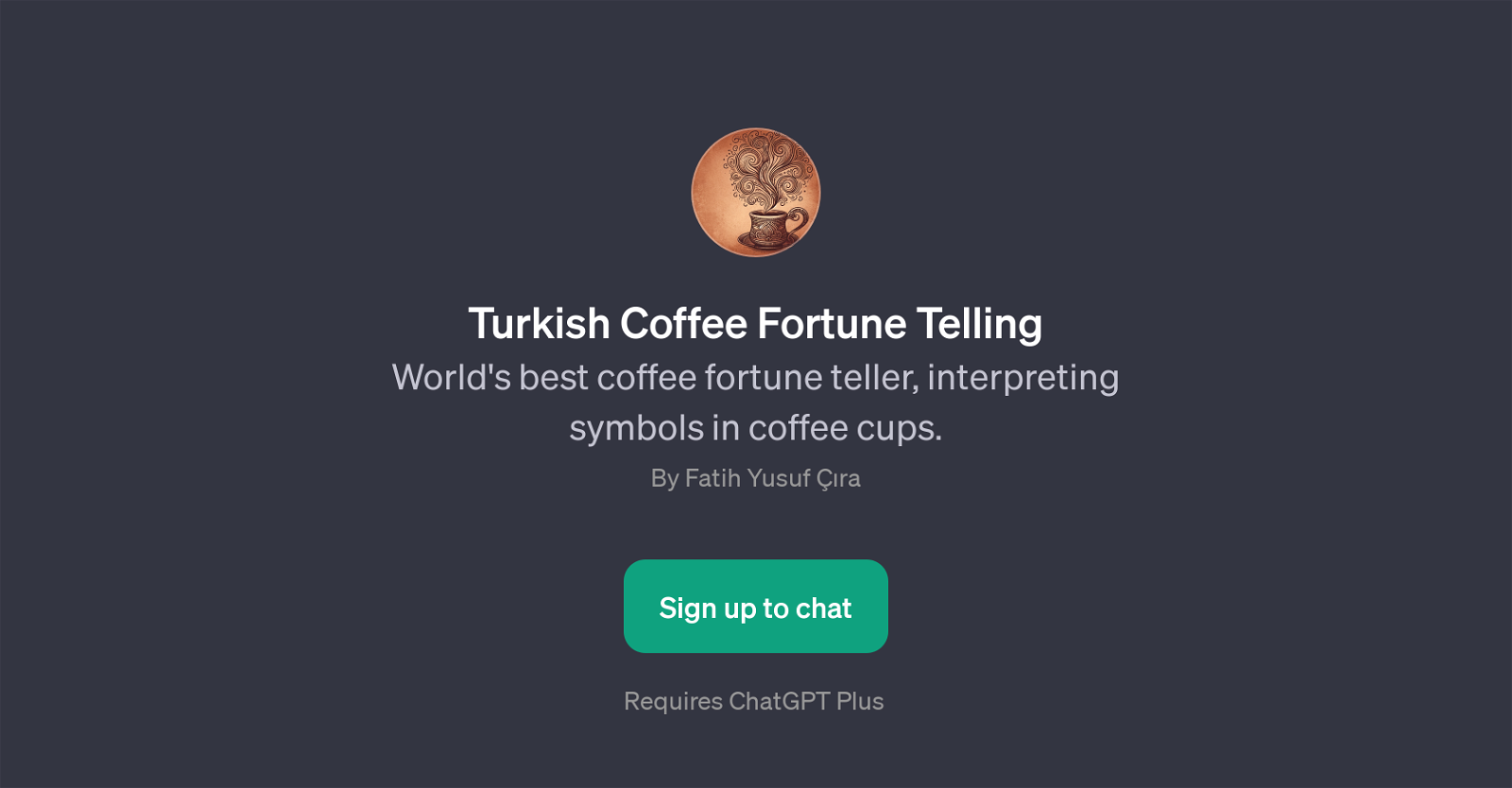 Turkish Coffee Fortune Telling website