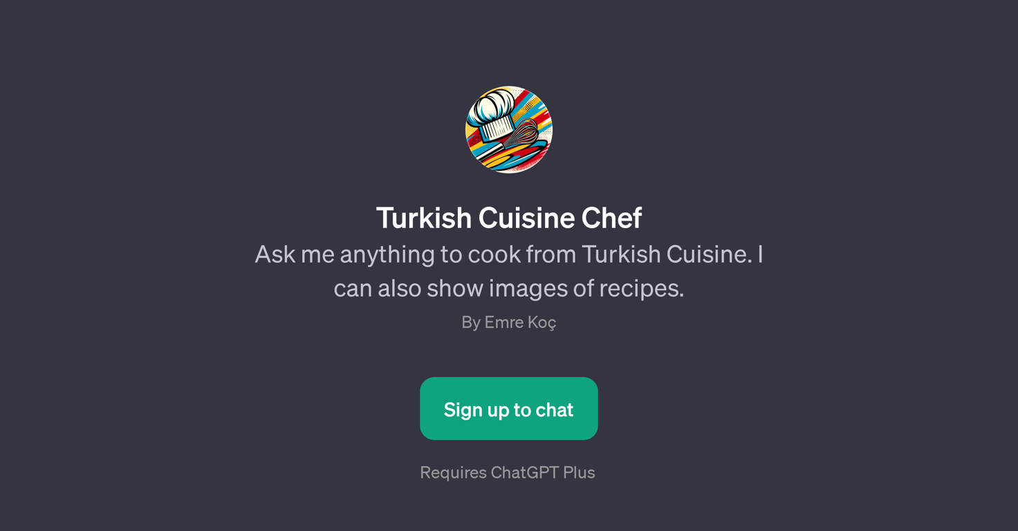 Turkish Cuisine Chef website