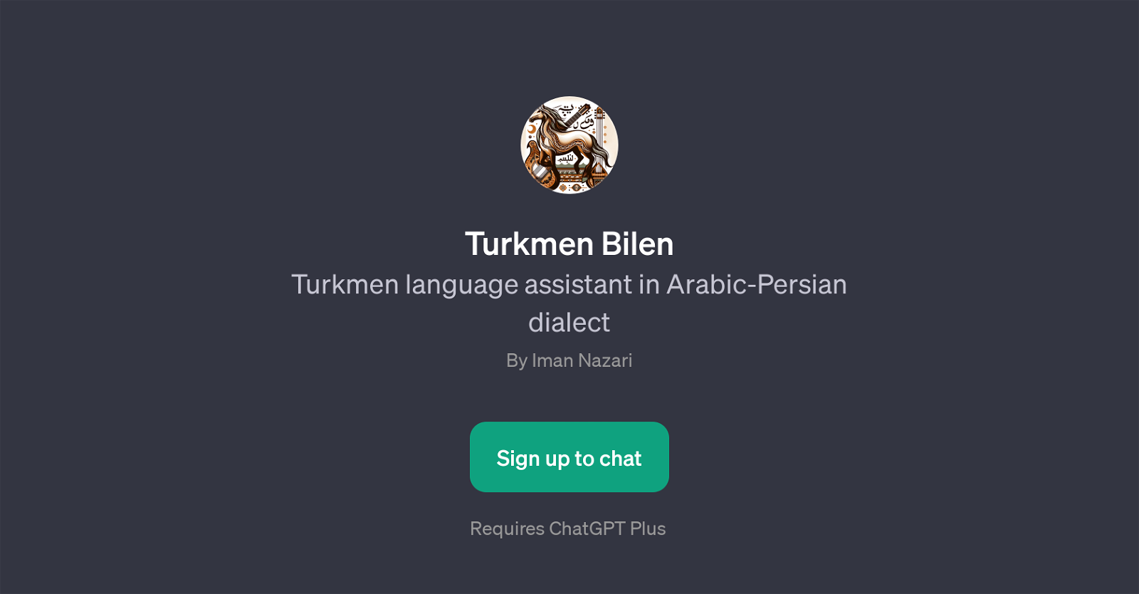 Turkmen Bilen website