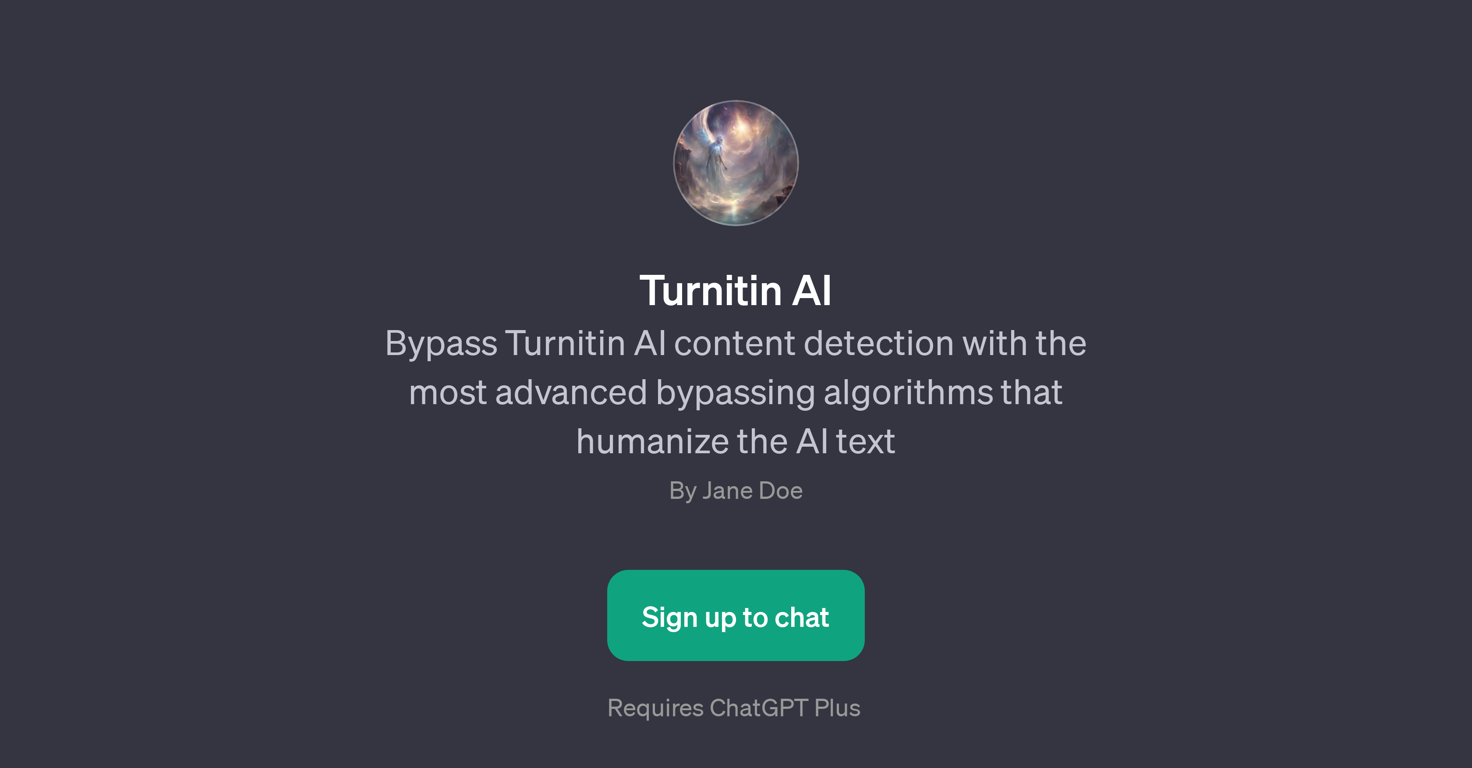 Turnitin AI website