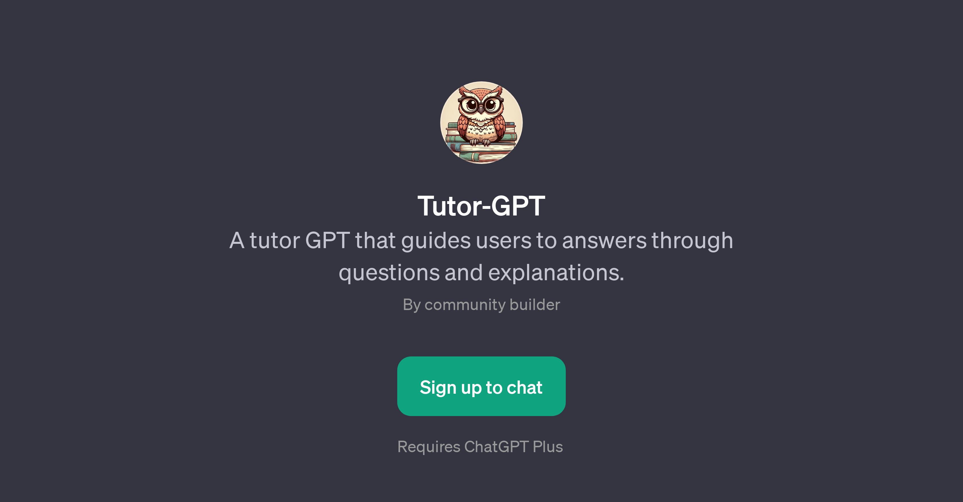 Tutor-GPT website