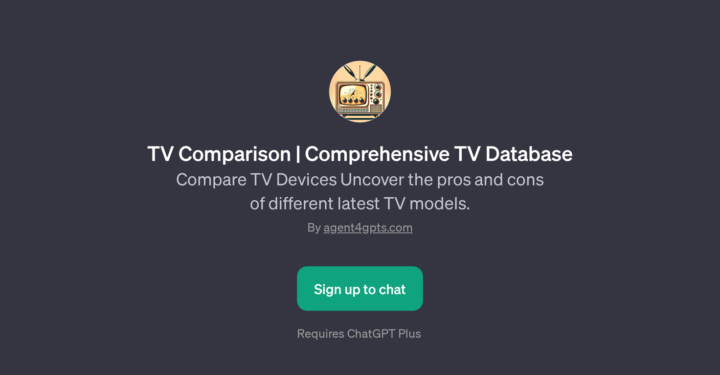 TV Comparison website