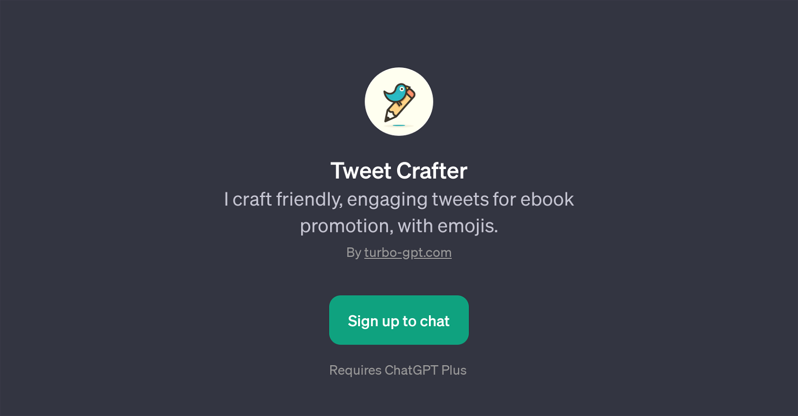 Tweet Crafter website