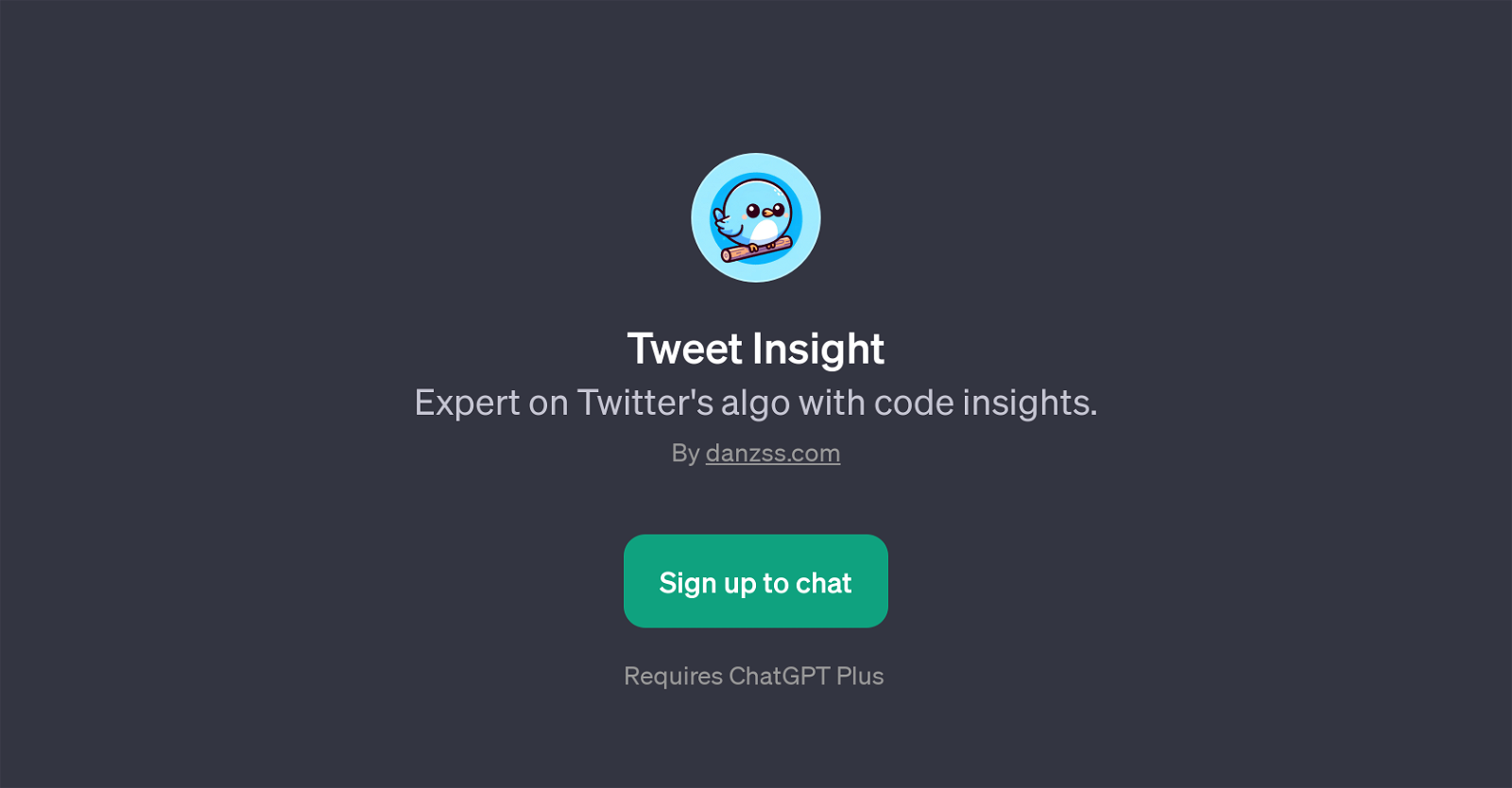 Tweet Insight website