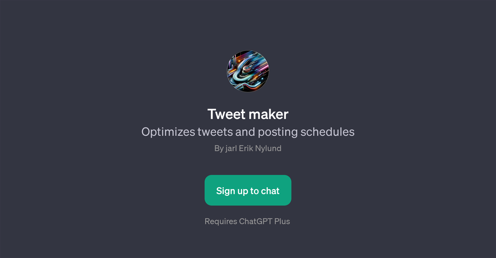 Tweet maker website