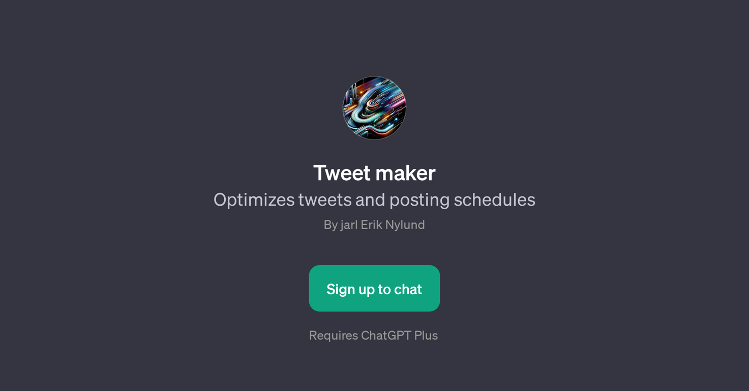 Tweet maker website
