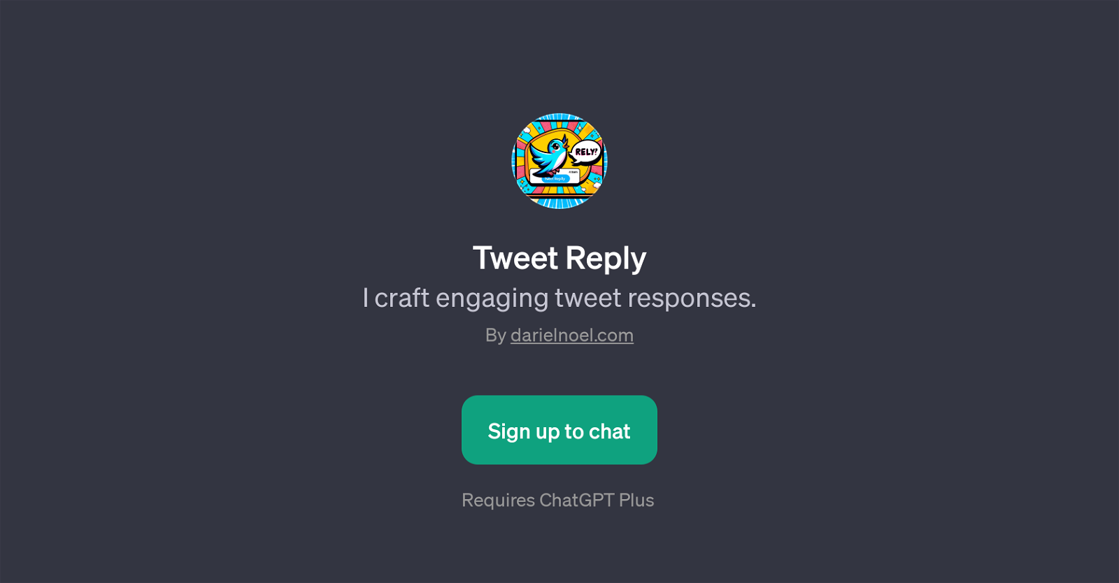 Tweet Reply website