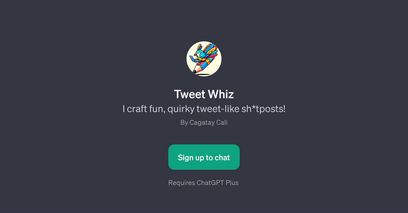Tweet Whiz website
