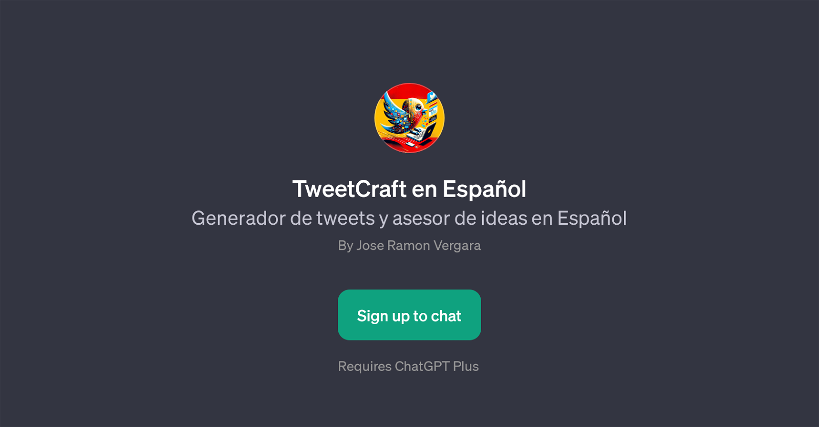 TweetCraft en Espaol website