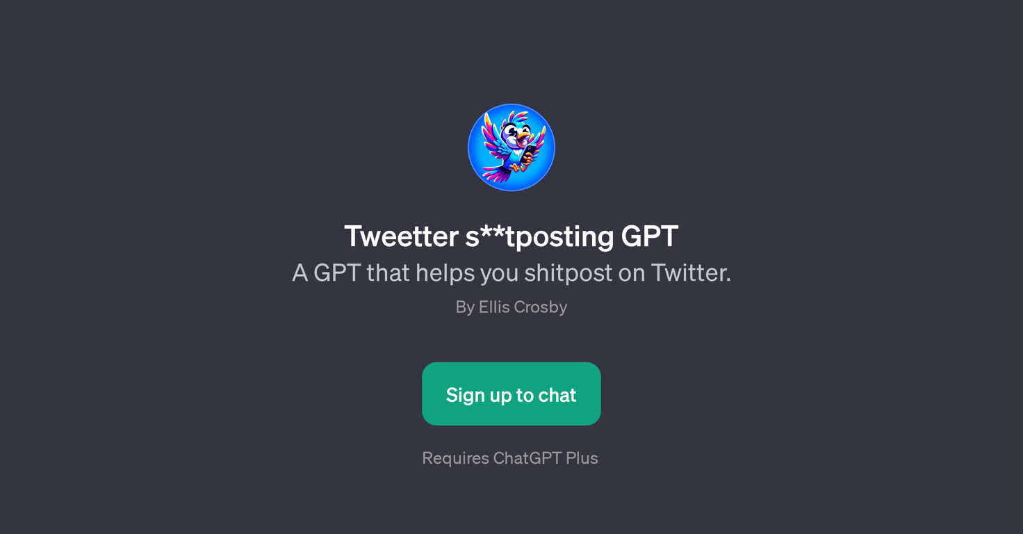Tweetter S**tposting GPT website