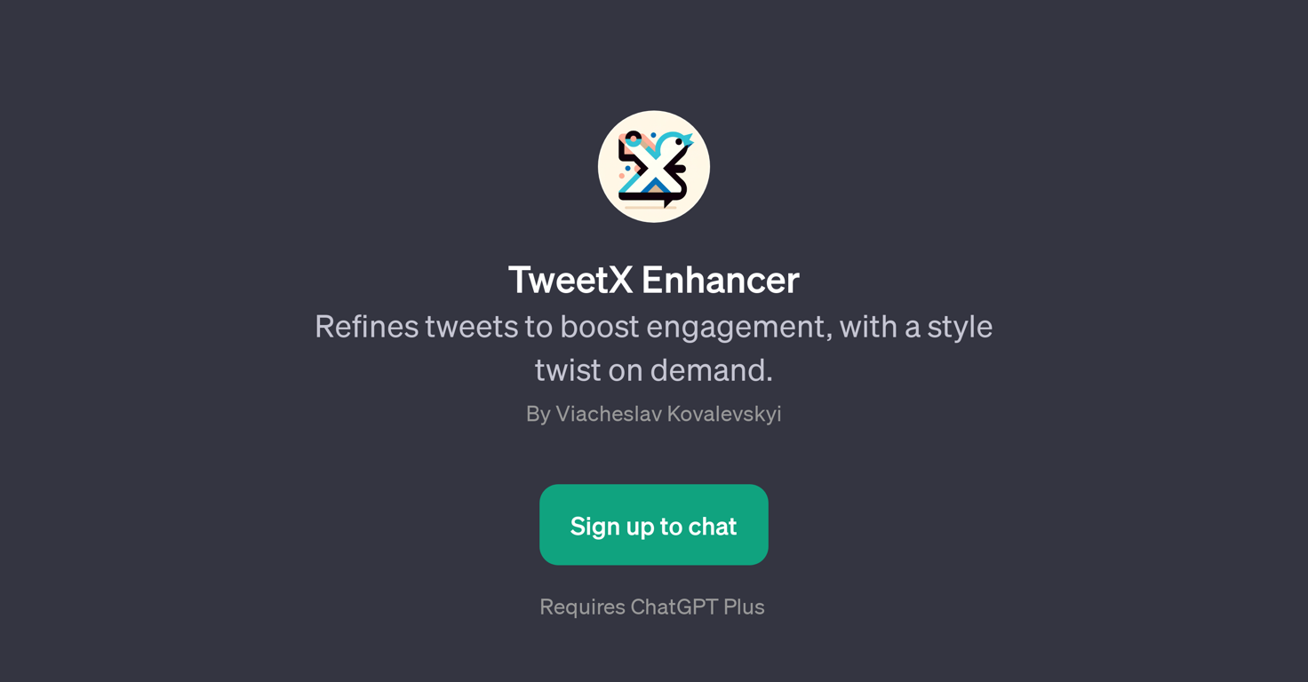 TweetX Enhancer website