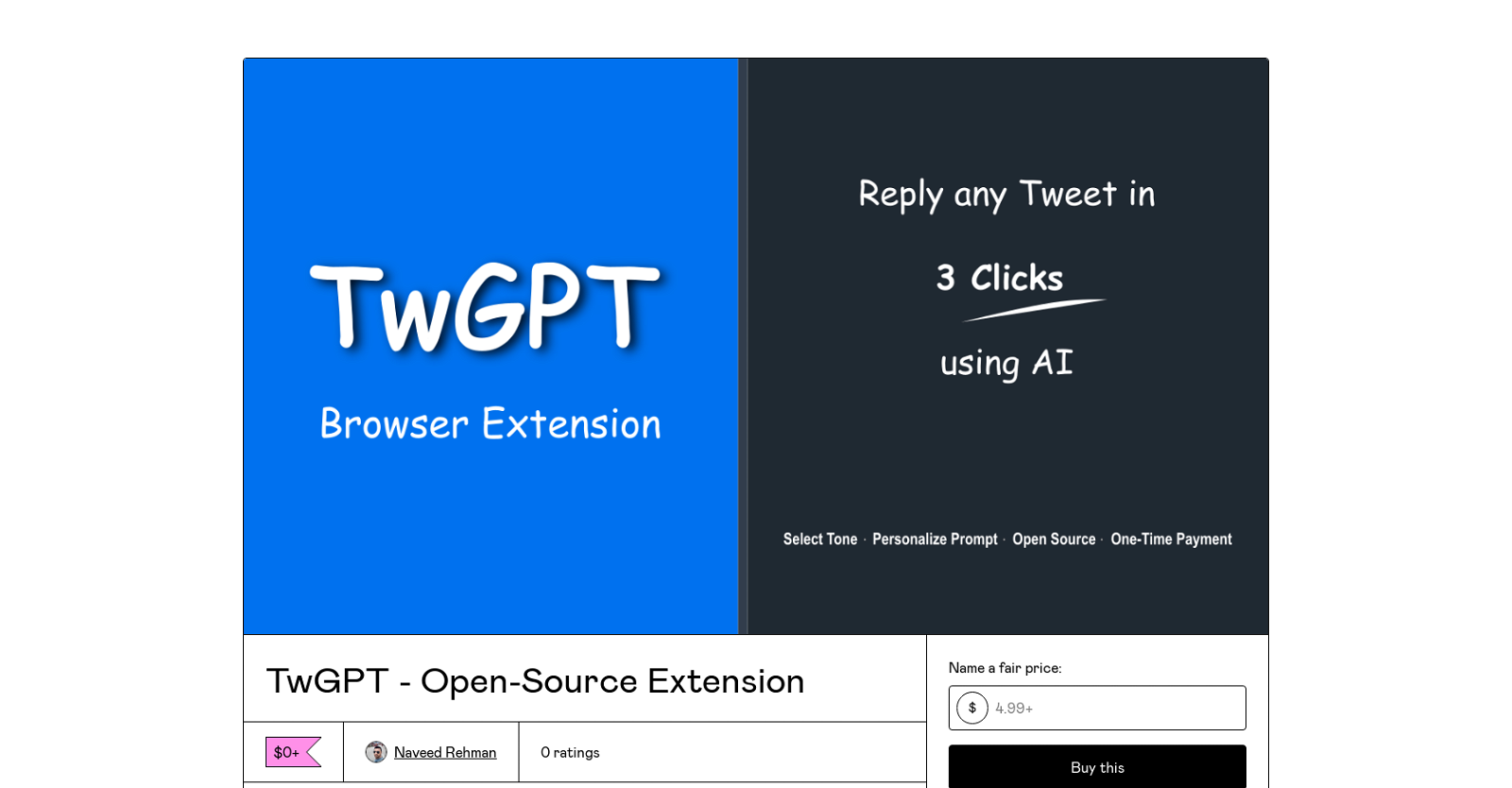 TwGPT website
