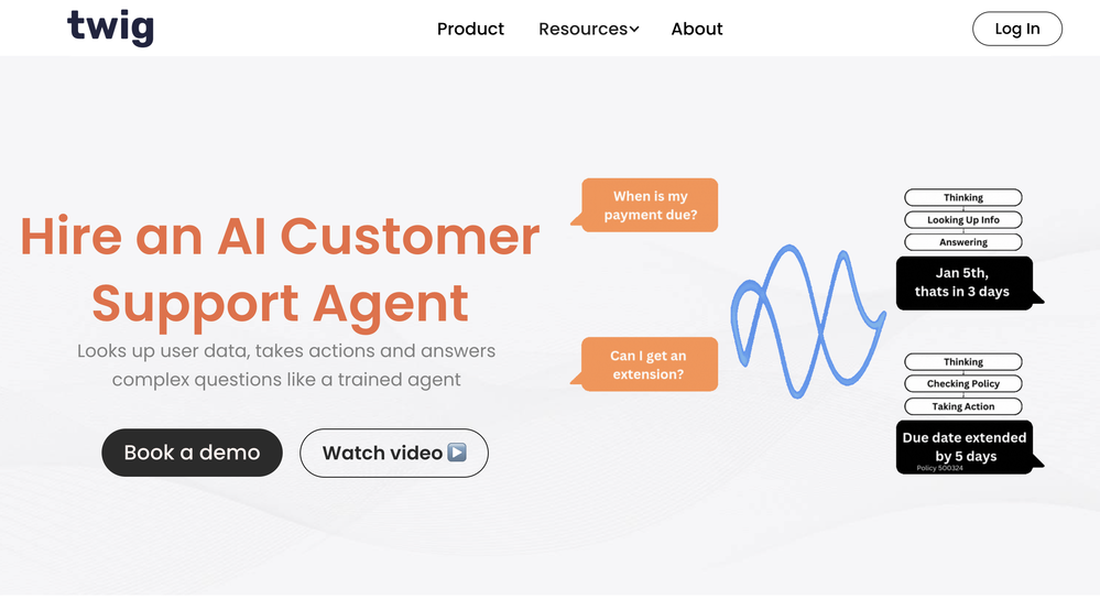 Twig AI website