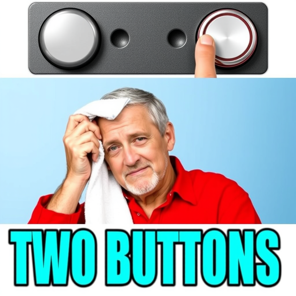 Two Buttons Meme Generator - (Free, No Signup AI Tool)
