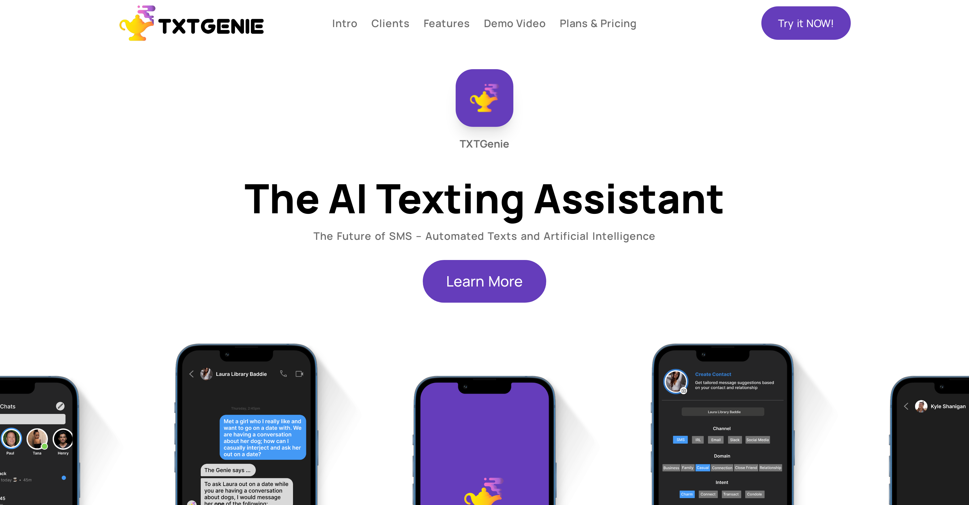 TXTGenie website