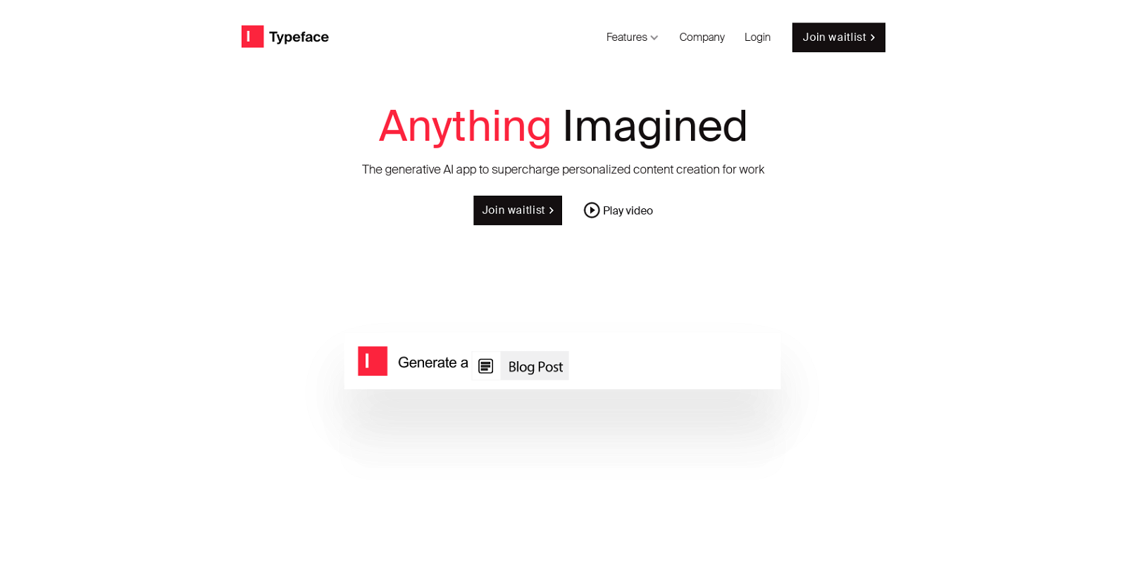 Typeface website