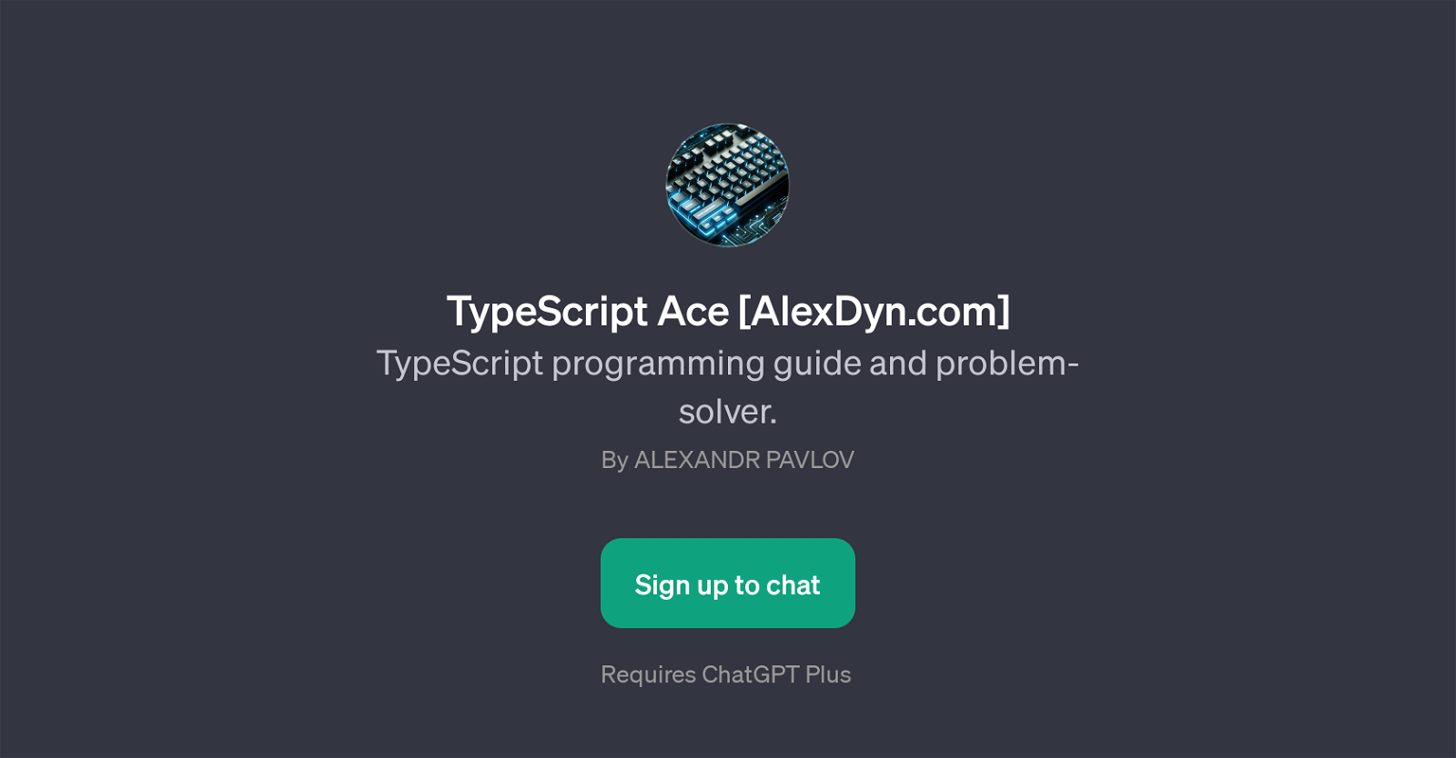 TypeScript Ace website