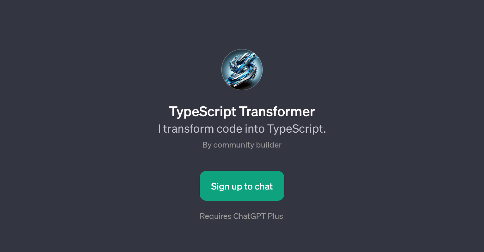 TypeScript Transformer website