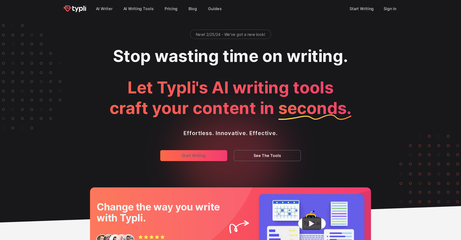 Typli website