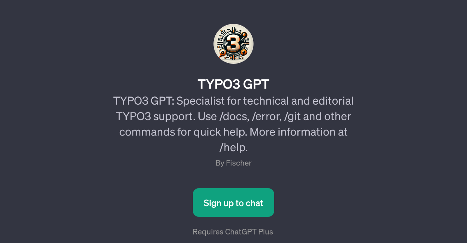 TYPO3 GPT website