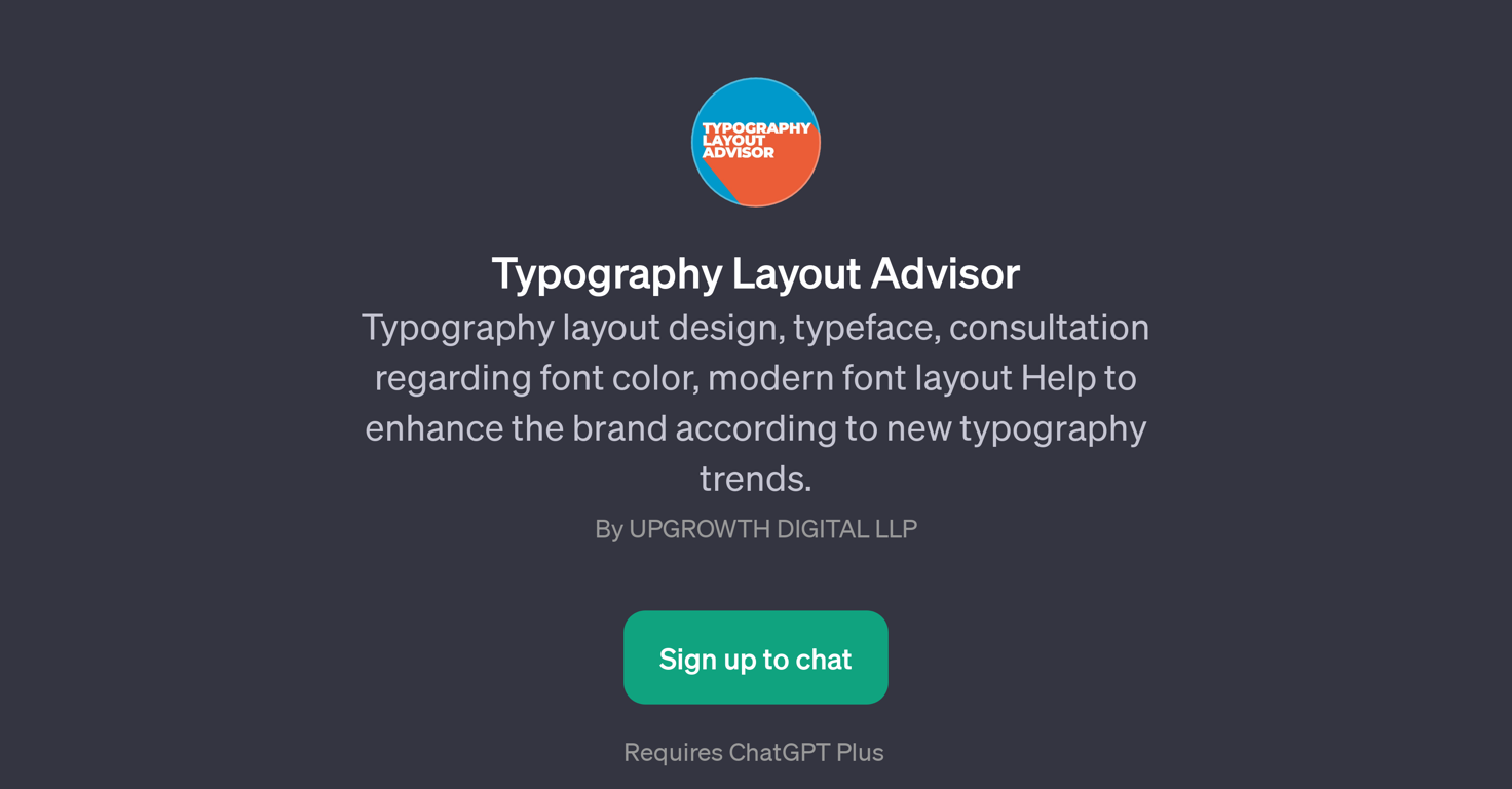 Typography Layout Advisor website