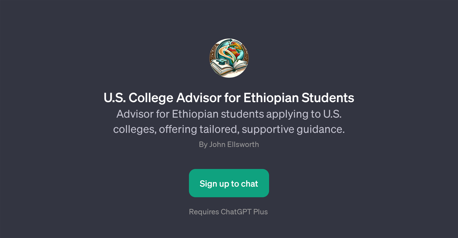 U.S. College Advisor for Ethiopian Students website