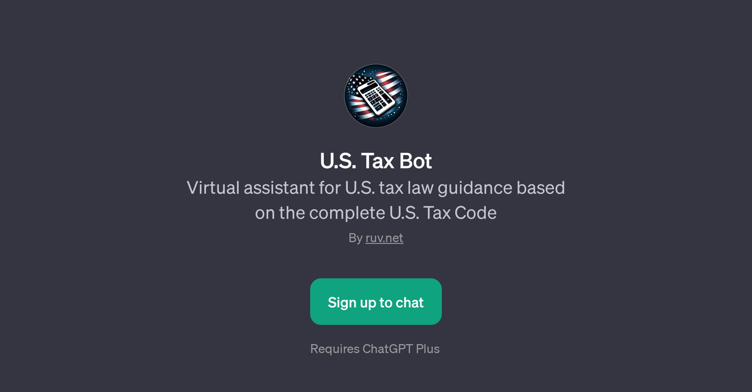 U.S. Tax Bot website