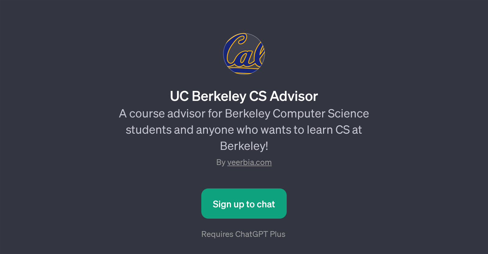 UC Berkeley CS Advisor website