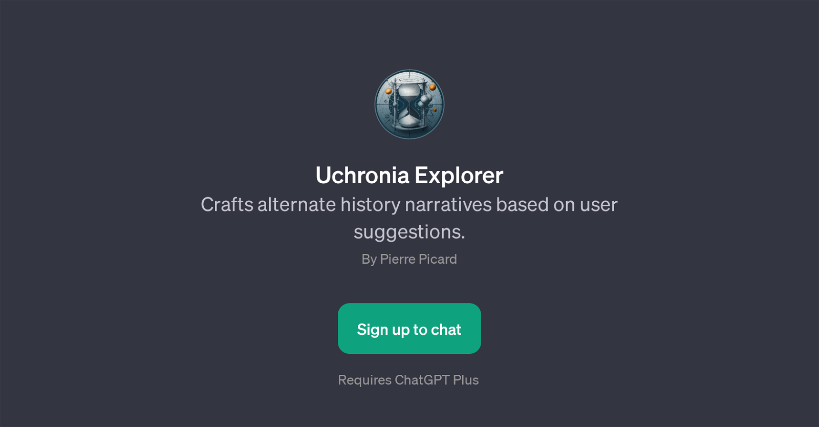 Uchronia Explorer website