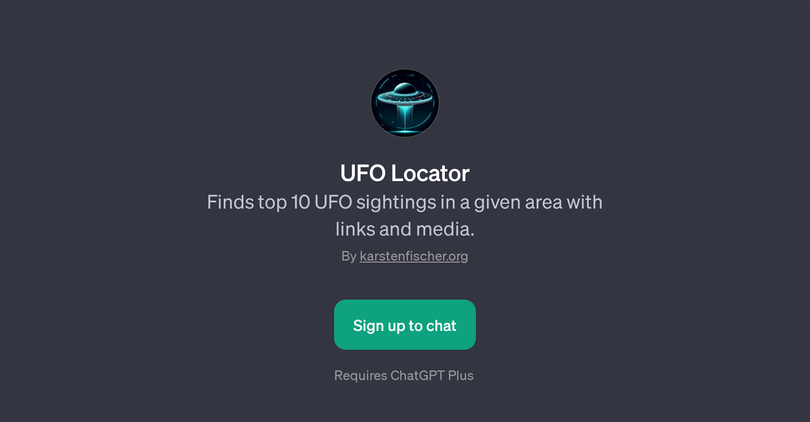 UFO Locator website