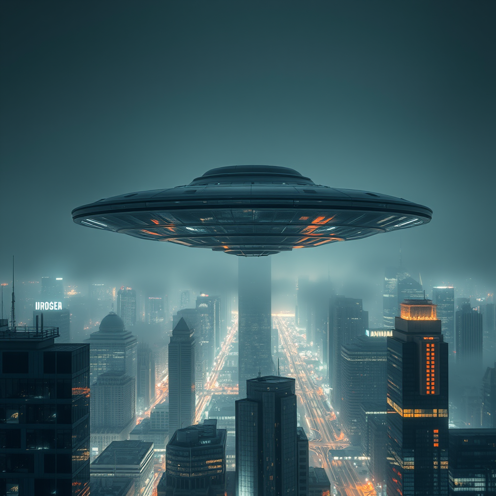UFO over the City Skyline Genre: Sci-Fi/Urban/Speculative website