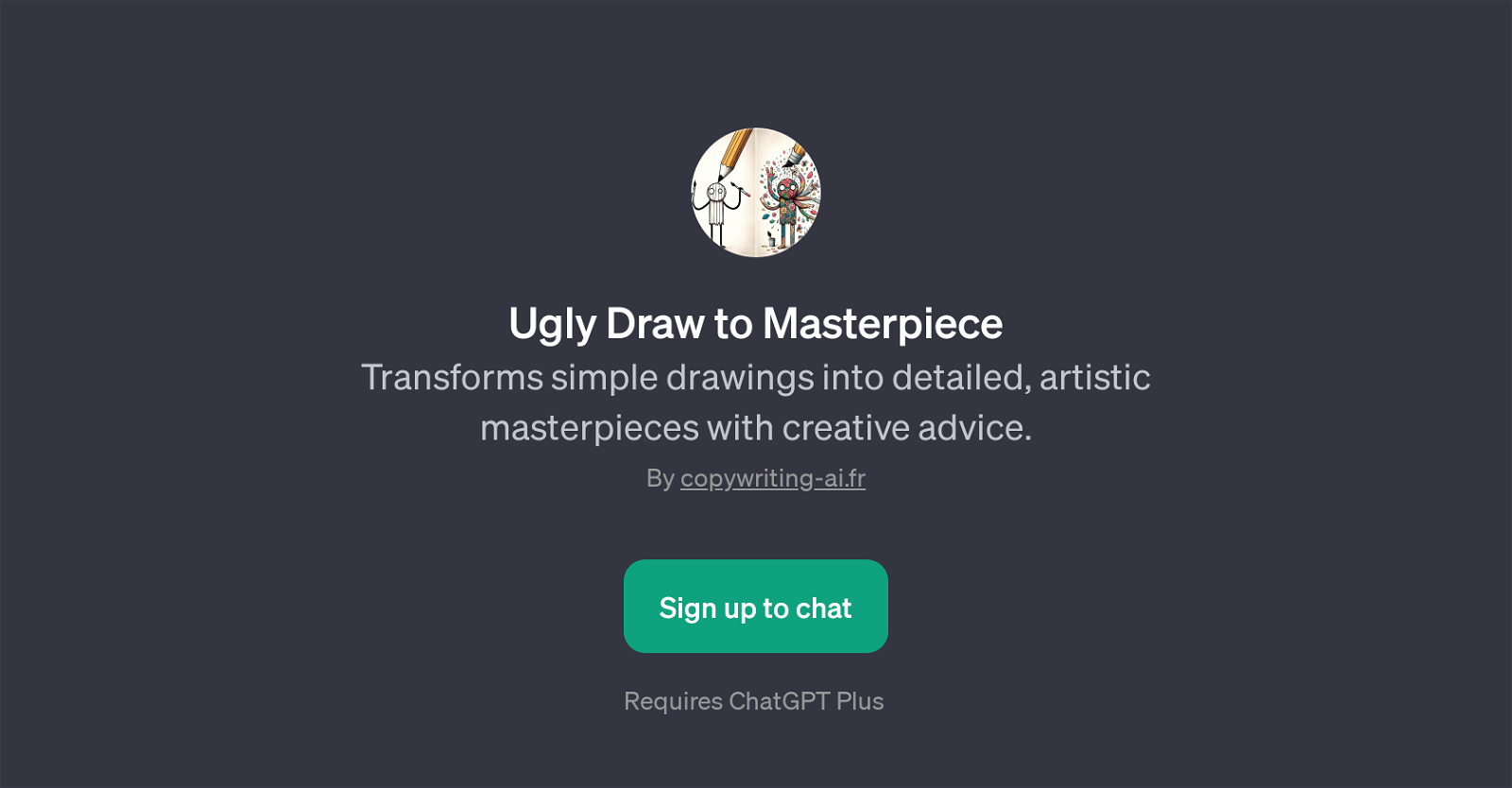 Ugly Draw to Masterpiece website
