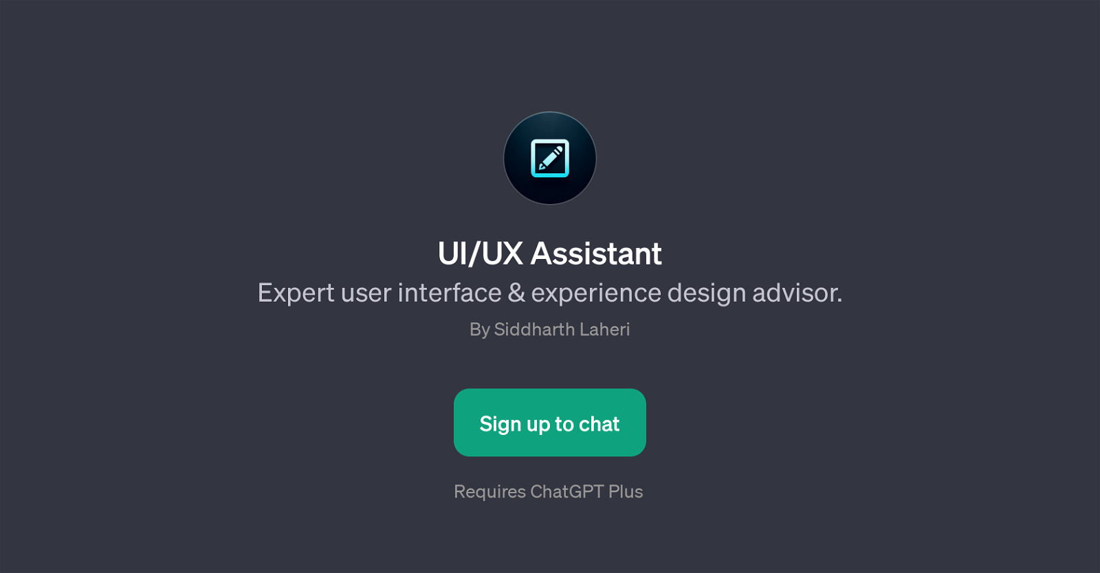UI/UX Assistant website