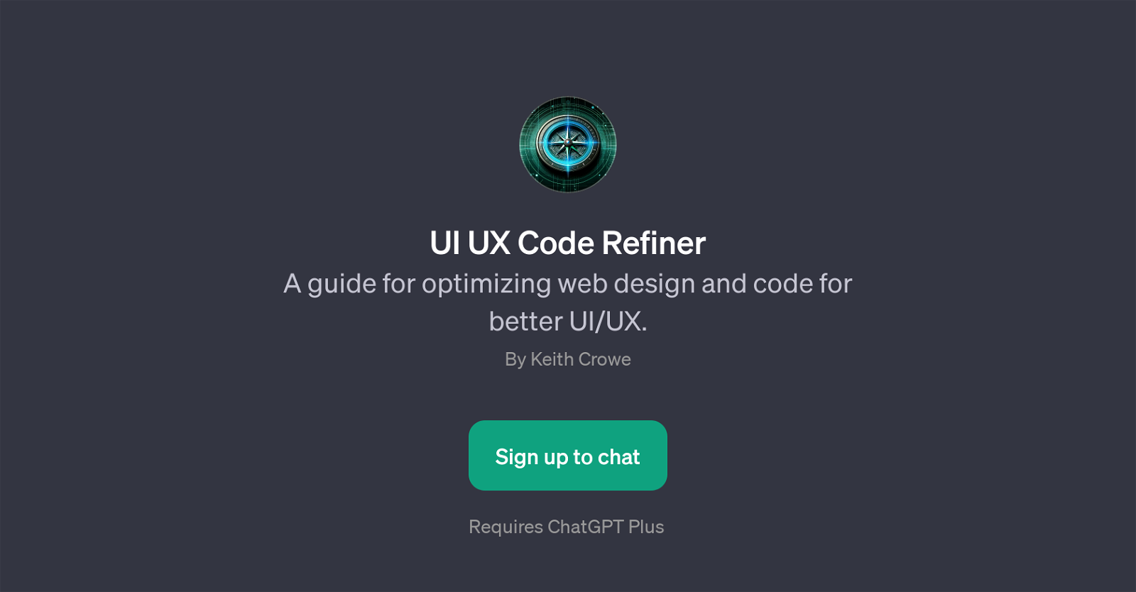 UI UX Code Refiner website